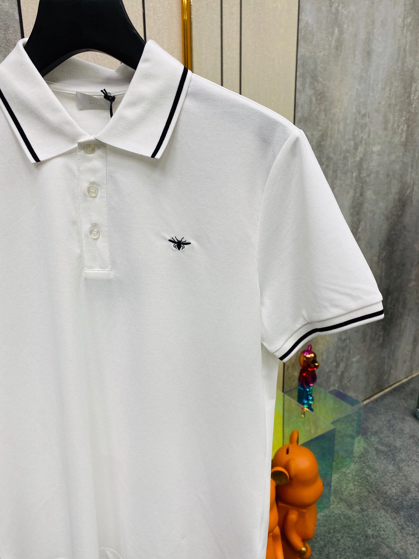 &wg.luxury- 4ior embroidery POLO 2Colour item:E-F355B1614-2